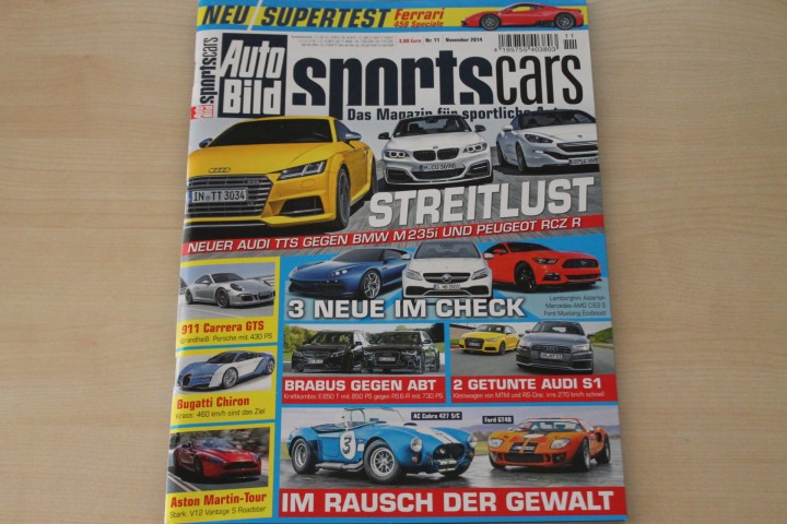 Auto Bild Sportscars 11/2014